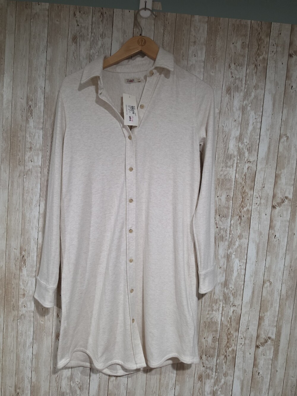 Faherty Women's Legend Sweater Dress Off White XS NWT Minimalist Preppy